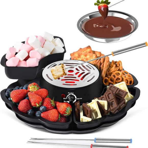 Electric S'mores Maker & Fondue Pot 2 In 1 - Picture 1 of 6